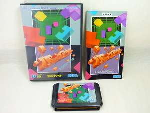 Mega Drive BLOCK OUT SEGA Genesis Japanese Game bcb md  