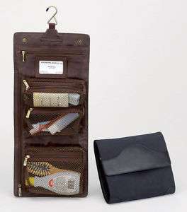 leather vintage grooming utility toiletry organizer bag  