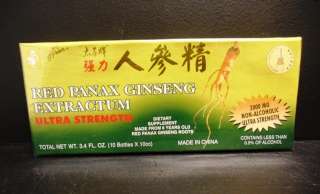 RED PANAX GINSENG EXTRACTUM DIETARY SUPPLEMENT NEW BOX  