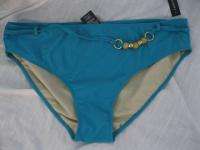 FADED GLORY SWIM SEPERATES XL16 18 BROWN/TURQUOISE NWT  