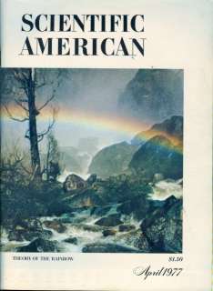 1977 Scientific American Magazine: Theory of Rainbow  