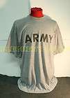 USGI IPFU Grey REFLECTIVE Army SS PT T Shirt LARGE NICE