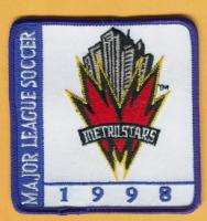 1998 MLS NEW YORK METRO STARS 3 1/2 inch PATCH UNSOLD  