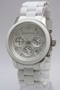   Michael Kors Chronograph White Date Women Midsize Watch 40mm MK5423