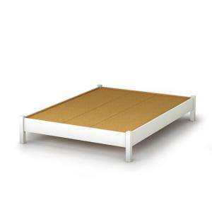   Story Pure White Full Size Platform Bed 3050204 at The Home Depot