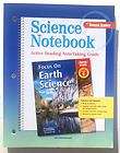 Glencoe Focus on EARTH SCIENCE 6th Grade Workbook 2007