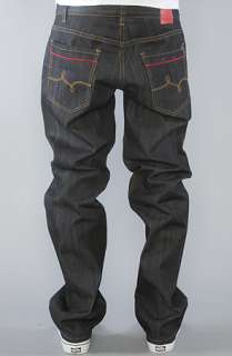 LRG The Kilometer True Straight Jeans in Raw Dark Indigo  Karmaloop 