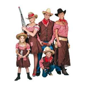 Cowgirl Kostüm, Hemd mit Rock, Karnevalkostüm Größe 40/42  