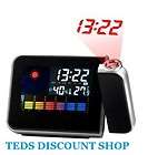 Weather Station Alarm Clock Digital Wireless Thermometer led Color 