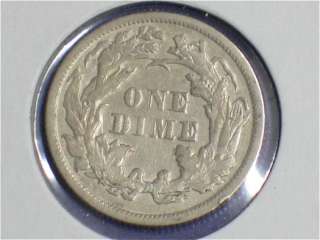 1873 P SEATED LIBERTY DIME 90% SILVER W/ARROWS (PP  