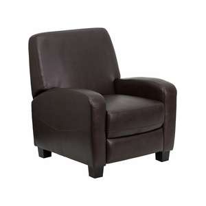 Flash Chair Recliner Leather Brown MENDSC01067BRNGG  