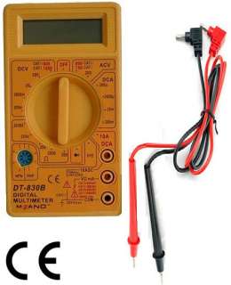 Digital Multimeter Voltmeter Messgerät CE + Kabel NEU  