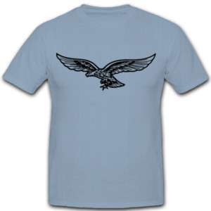 Luftwaffen Adler LW Wehrmacht Wappen T Shirt *1869  