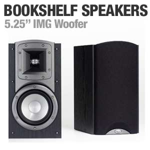 Klipsch B 2 Bookshelf Speakers   5.25 IMG Woofer, 75 Watts, Black 