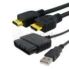 For USB PS2   PS3 Game Controller Adapter + HDMI Cable