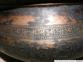 Antik Kupfer schale kochtopf Afghan cooking pot No 17  