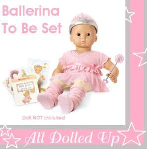 New! AMERICAN GIRL Bitty BABY BALLERINA To Be Set Outfit NIB Ballet 