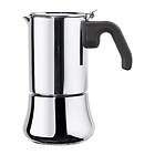 ESPRESSO MAKER ESPRESSO POT FOR 6 CUPS STAINLESS STEEL   BRAND NEW