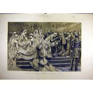 Hochzeits Braut Königin 1879 Segen Herzog Connaught  