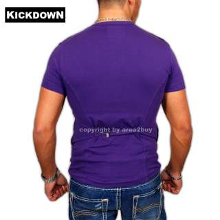 KICKDOWN DISCO PARTY T SHIRT + WESTE 2in1 STYLE LILA  