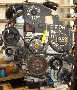 Motor FORD FOCUS 1,8TDCI 74KW Motorkennbuchstaben:FFDA & Bj.04 