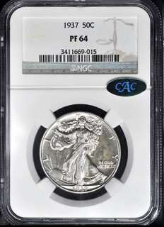 Jetproofs™ proudly offers this 1937 Proof  Walker NGC PR64, CAC 