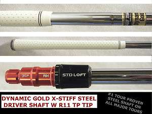   STEEL TOUR Dynamic Gold X DRIVER SHAFT+TP Sleeve+ fit TP or NON  