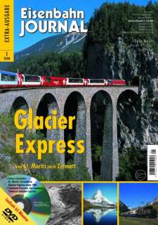 Glacier Express   mit Video DVD   Von St. Moritz nach Zermatt 