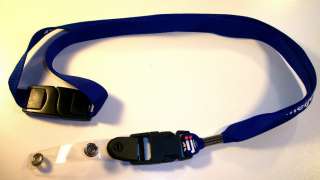   Lanyard & neck strap with an ID tag holder on a detachable clip  