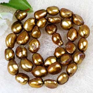 10 11mm Cultured Freshwater *Pearl* Nugget Loose Beads  