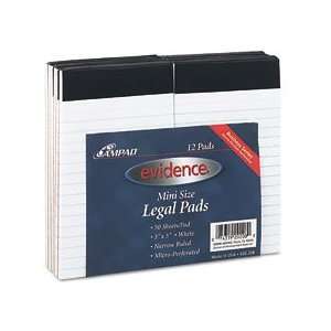  Ampad® Evidence® Perforated Style Ruled Pads