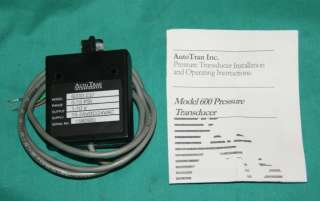 New AutoTran Pressure Transducer model 600D 237. If you have any 