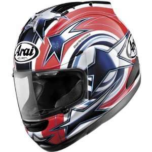  Arai Edwards Corsair V Street Motorcycle Helmet   Red / X 