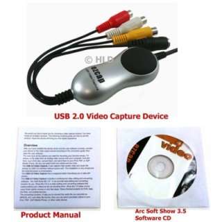   EzCap Video Capture Device USB 2 Support HD VHS to DVD Windows 
