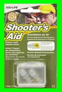 Shooters Aid Sonic Silicone Shooting Ear Plugs / Defenders NEW 2011 