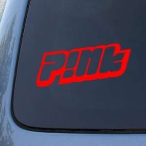  PINK   Vinyl Car Decal Sticker #A1631  Vinyl Color: Red 