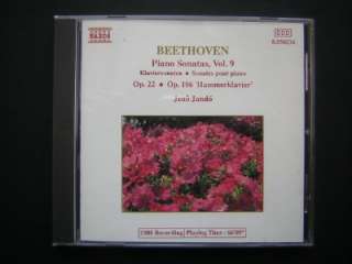 Beethoven Piano Sonatas Vol.9 Op.22 Op.106 Jeno Jando  