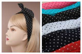 Bendy SPOTTY Wired Headwrap Bandeaux Headband Hair Band  