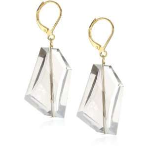 Kenneth Cole New York Urban Stone Large Faceted Topaz Stone Drop 