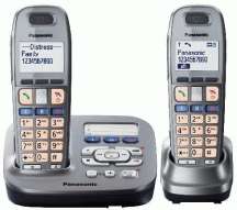 Panasonic Easy Use KX TG6592 Twin Cordless Phone 6591  