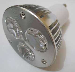   GU10 High Power Ampoule LED 3*1W Chaude Lumière