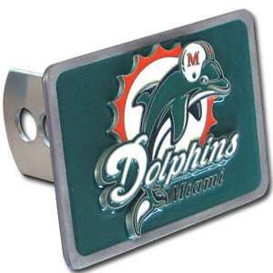  Miami Dolphins Large Trailer Hitch Cover Sports 