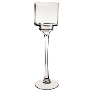  Hurricane Candle Holder, Vases, H 14, Open D 4, Clear (6 