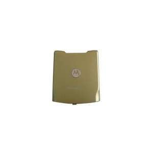 com Motorola RAZR2 V8 OEM Gold Battery Door / Back Cover Cell Phones 