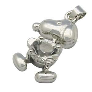  12x DIY Jewelry Making: Snoopy Brass Pendants, with 