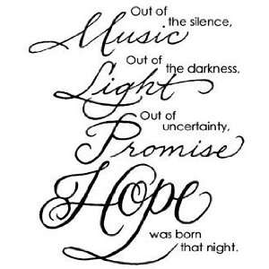  Hope is Born   Rubber Stamps Arts, Crafts & Sewing