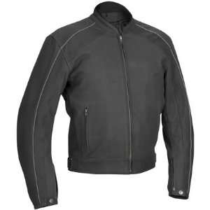  River Road Anvil Perforated Leather Jacket   52/Matte 