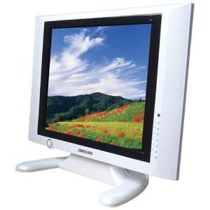   15 Inch White Active Matrix TFT LCD TV/DVD Combination Electronics