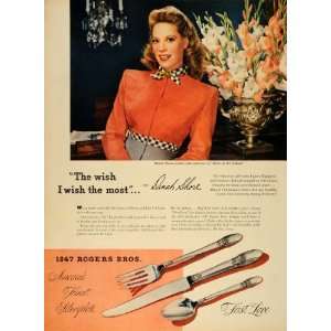  1945 Ad International Silver 1847 Rogers Bros. Flatware 