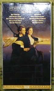 Titanic Double Cassette Set Movie VHS FREE U.S. SHIPPING 097363348139 